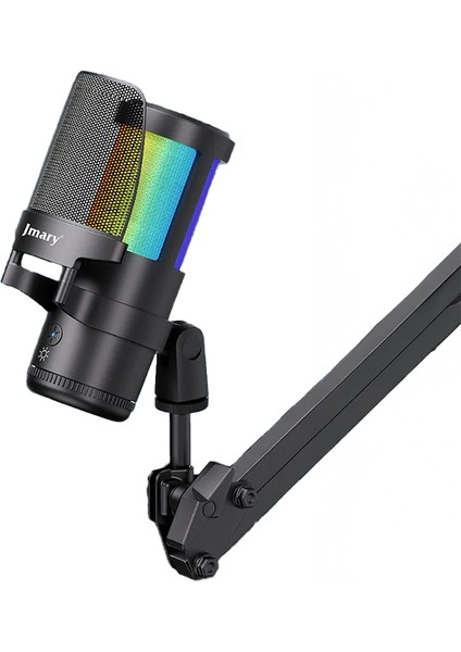 MC-PW13 Ayrılabilen Pop Filtre Gürültü Önleyici 360 Dönebilen Tak Çalıştır USB Mikrofon Siyah