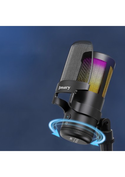 MC-PW13 Ayrılabilen Pop Filtre Gürültü Önleyici 360 Dönebilen Tak Çalıştır USB Mikrofon Siyah indirimleri