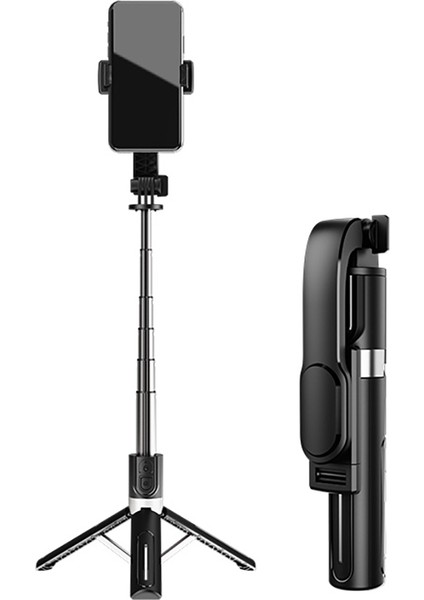 KT-219 360 Derece Dönebilen Kablosuz Kumandalı Tripod ve Selfie Çubuğu Siyah fiyatları