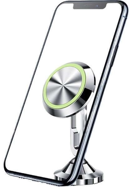 Mh-76 360 Derece Dönebilen Magnetik Düz Zemin Araç Telefon Tutucu Siyah modelleri