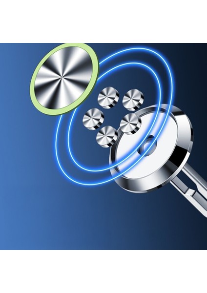 Mh-76 360 Derece Dönebilen Magnetik Düz Zemin Araç Telefon Tutucu Siyah indirimleri