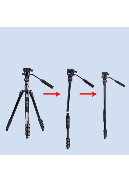 KT285+NB50 Ayarlanabilir Başlıklı Tripod Siyah modelleri