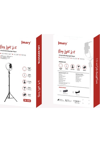 FM-536A Bluetooth Kumandalı Tripod Telefon Tutucu Ring Light Siyah indirimleri