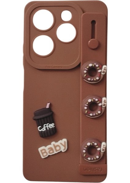 Infinix Hot 40 El Geçmeli Emojili Silikon Kılıf
