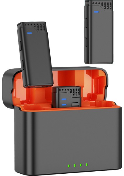 Mw-16 3 In 1 Kablosuz Yaka Mikrofonu Siyah