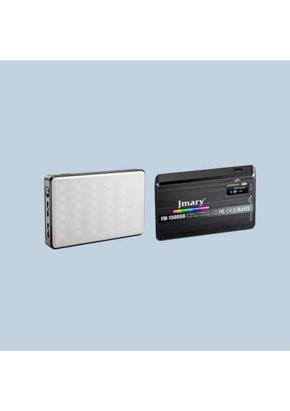 FM-150RGB Rgb LED Telefon-Kamera Üstü Aydınlatma Işığı Siyah indirimleri