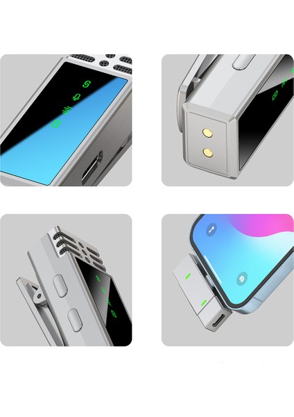 Mw-15 Type-C Portlu Canlı Yayın Kablosuz Yaka Mikrofonu Gri modelleri