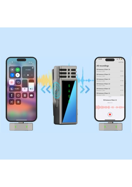 Mw-15 Type-C Portlu Canlı Yayın Kablosuz Yaka Mikrofonu Gri indirimleri