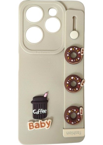 Infinix Hot 40 El Geçmeli Emojili Silikon Kılıf