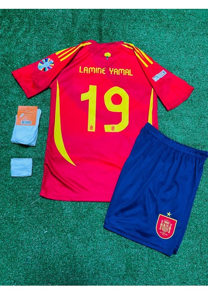 Ispanya Euro 2024 Finali Efsane Lamine Yamal Çocuk Forması 4'lü