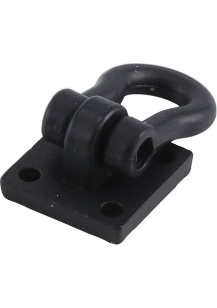 2 Adet Römork Çekme Tokası Çekme Kancaları Metal Tırmanma Römork Kelepçeleri 1/10 Rc Araba Kamyon Tırmanma Arabası Için (Siyah) (Yurt Dışından)