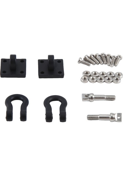 2 Adet Römork Çekme Tokası Çekme Kancaları Metal Tırmanma Römork Kelepçeleri 1/10 Rc Araba Kamyon Tırmanma Arabası Için (Siyah) (Yurt Dışından) fiyatları