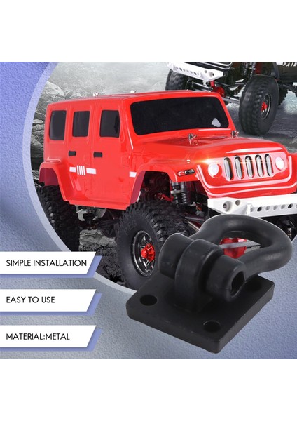 2 Adet Römork Çekme Tokası Çekme Kancaları Metal Tırmanma Römork Kelepçeleri 1/10 Rc Araba Kamyon Tırmanma Arabası Için (Siyah) (Yurt Dışından) indirimleri
