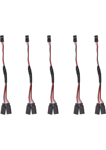 5 Adet/grup Rc Servo Y Uzatma Kablosu Kablo Kurşun Tel Jr Futaba Rc Servo Rc Uçak Helikopter Araba Dıy Için, 15 cm (Yurt Dışından)