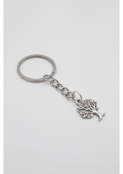 Hayat Ağacı Anahtarlık - Antik Gümüş Kaplama - Kadın Erkek fiyatları