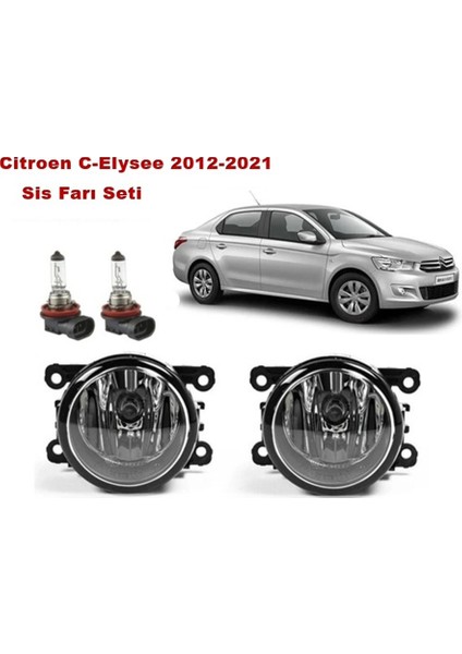 Citroen C-Elysee 2012-2021 Sis Farı Seti 8200074008