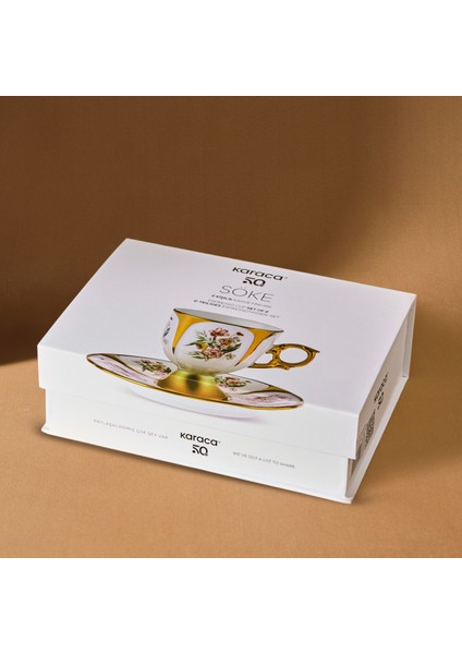 Söke 2 Kişilik Kahve Fincan Takımı 90 ml