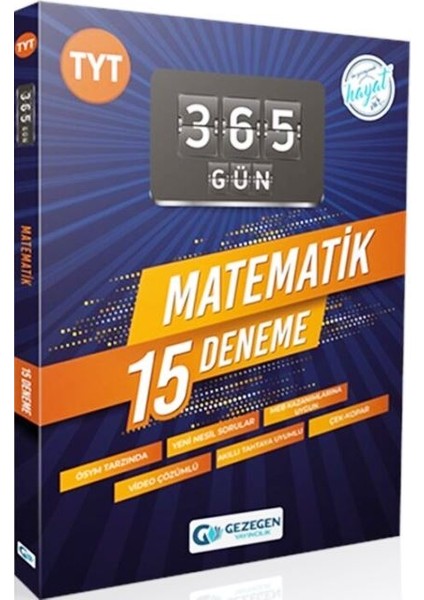 Tyt Matematik 365 Günde 15 Deneme