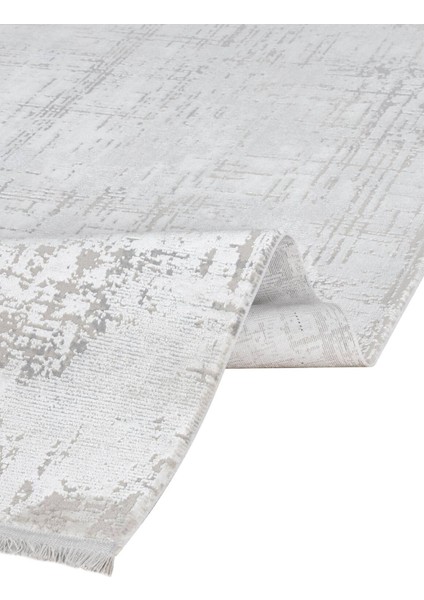 Lima 6232 Gri - Polyester Şönil Halı | Dokuma Tabanlı Model