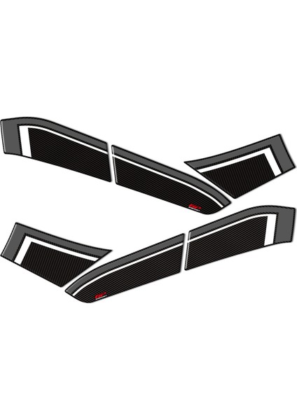 Yamaha Nmax 125 155 2021-2024 Uyumlu Yan Pad Gri