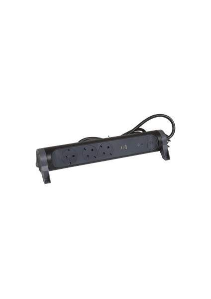 GRUP PRİZ 3X2P+T 3 SOKETLİ USB 1.5M
