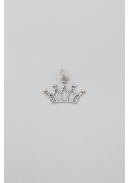 Taç Anahtarlık - Antik Gümüş Kaplama - Kadın Erkek modelleri