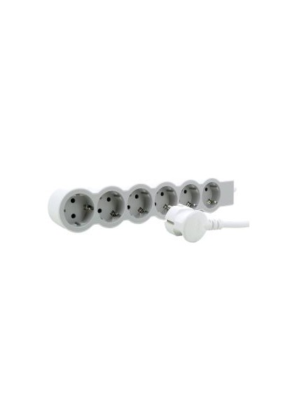 GRUP PRİZ 6X2P+T 6 SOKETLİ 5M