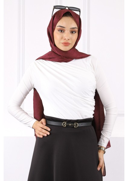 Ekru Önü Drapeli Sandy Bluz