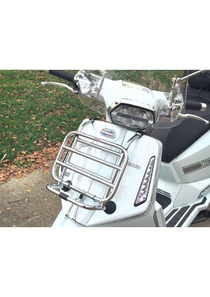 Lambretta x 125-250-300 Ön Taşıma Demiri * Krom* (Sis Farı Montaj Ayaklı) / Friendship