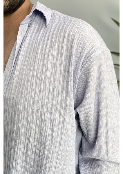 Kırinkıl Kumaş Oversize Yumuşak Dokulu Gömlek fiyatları