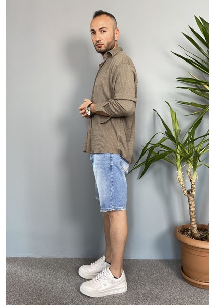 Kırinkıl Kumaş Oversize Yumuşak Dokulu Gömlek modelleri