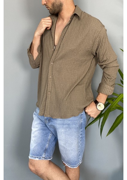 Kırinkıl Kumaş Oversize Yumuşak Dokulu Gömlek fırsatları