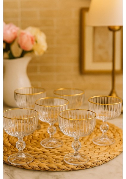 Bohemia Crystal 6 Lı Ayaklı Dondurmalık