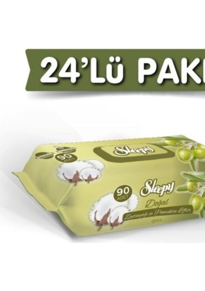 Doğal Zeytinyağlı 90 Adet x 24 Paket