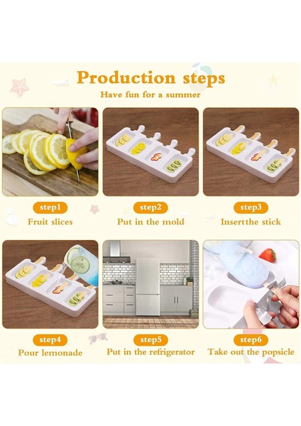 4'lü Dondurma Kalıbı Silikon fırsatları