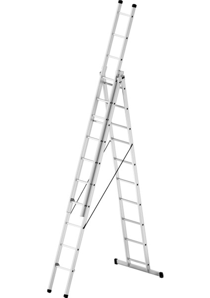 Elmas Serisi - 3 Parça x 3 Metre = 9 Metre A Ti̇pi̇ Alüminyum Merdiven - Yerli Üretim indirimleri