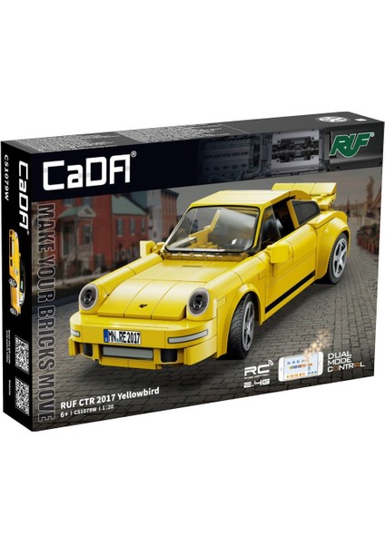 C51079W Cada Ruf Ctr 2017 Yellowbird Blok Seti 222 Parça -Vagon Life indirimleri