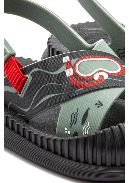 Fun Sea Çocuk Sandalet Gri-Yeşil 19/27 fiyatları