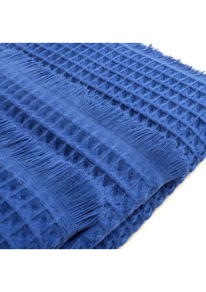 Solıd Waffle Pamuk Modal Pamuklu El Havlusu 30X50 cm Koyu Mavi modelleri