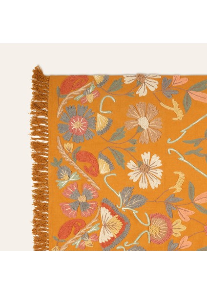 Palrı Nakışlı Pamuk Pamuk Kilim 120X180 cm Sarı modelleri