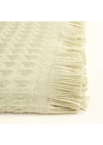 Solıd Waffle Pamuk Modal Pamuklu Yüz Havlusu 50X90 cm Yeşil