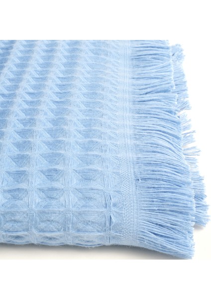 Solıd Waffle Pamuk Modal Pamuklu El Havlusu 30X50 cm Mavi fırsatları