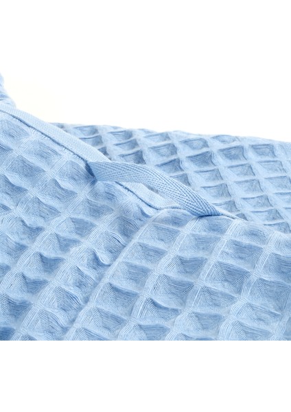 Solıd Waffle Pamuk Modal Pamuklu El Havlusu 30X50 cm Mavi