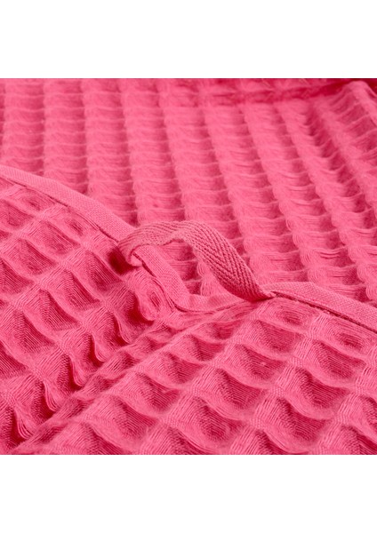 Solıd Waffle Pamuk Modal Pamuklu Yüz Havlusu 50X90 cm Fuşya