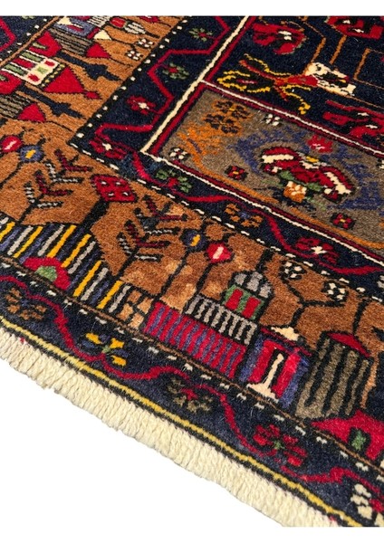 El Dokuma Az Hatalı Yahyalı Halısı 120X230 Kırmızı Kök Boya Halı fırsatları