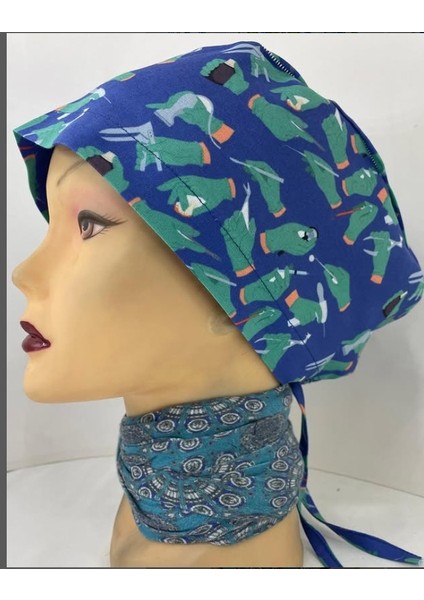 Likralı Doktor Hemşire Bonesi
