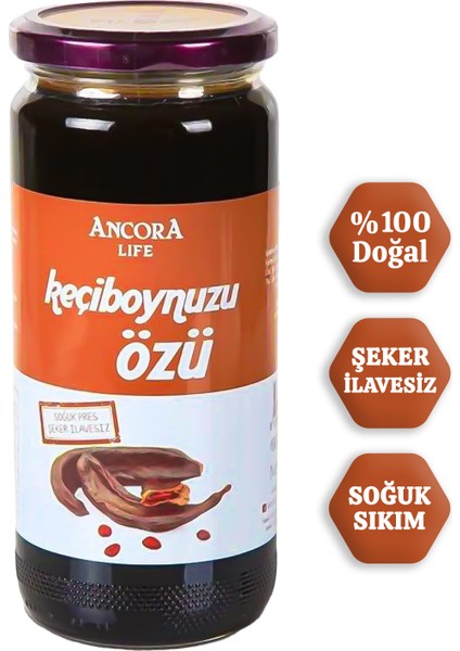 2'li Avantaj Paketi - Hurma Özü, Keçiboynuzu Özü - Şeker İlavesiz Soğuk Sıkım 640 Gr x 2 Adet indirimleri