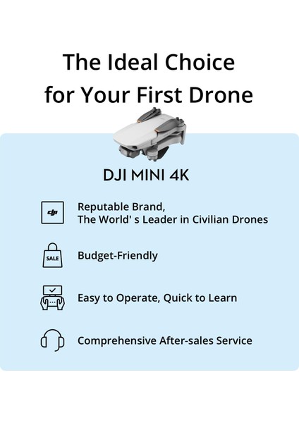 Djı Mini , 4K 30 Fps, Drone, Gri fiyatları