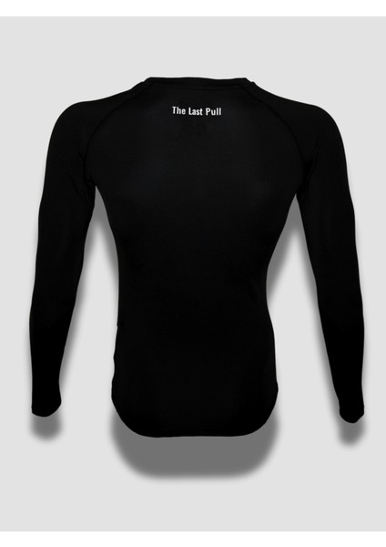 Cooldry Compression Ter Tutmayan Siyah Uzun Kol Tişört Beyaz Logo modelleri