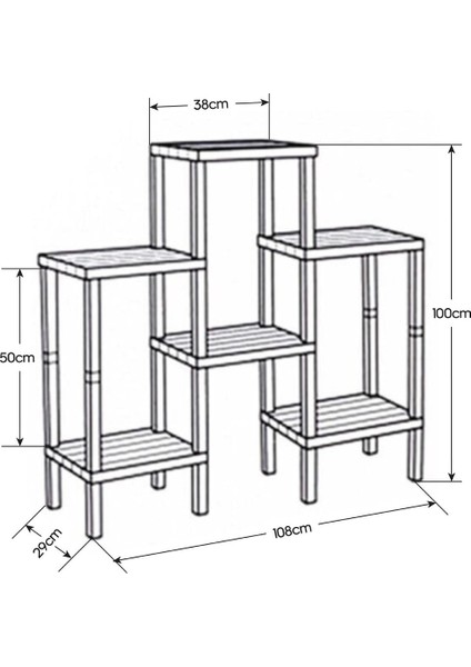 Akıllıelma Raf Ünitesi 6 Katlı Ombeg Modüler Siyah fiyatları